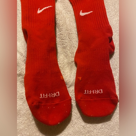 Nike Dri Fit Academy OTC Athletic Socks Adult Large Red - Picture 2 of 4